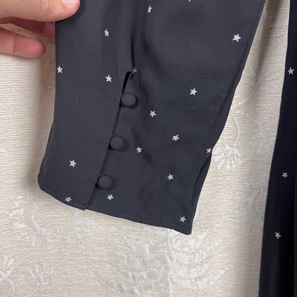 Madewell Alicia Long-Sleeve Scoopneck Midi Dress in Night Stars - Picture 8 of 11